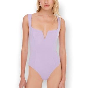 ASTR the Label Nouveau Lilac Bodysuit